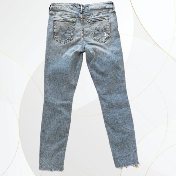 Mother Denim Looker Ankle Fray Love Gun Jeans - Picture 2 of 14